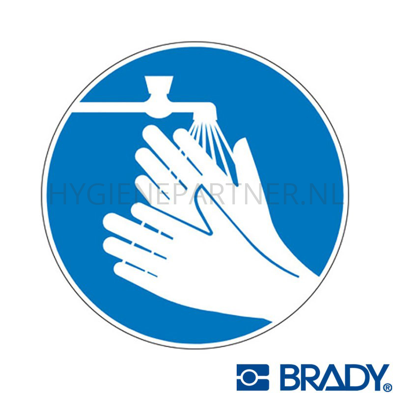 SB051108 Sticker handen wassen verplicht PIC 271